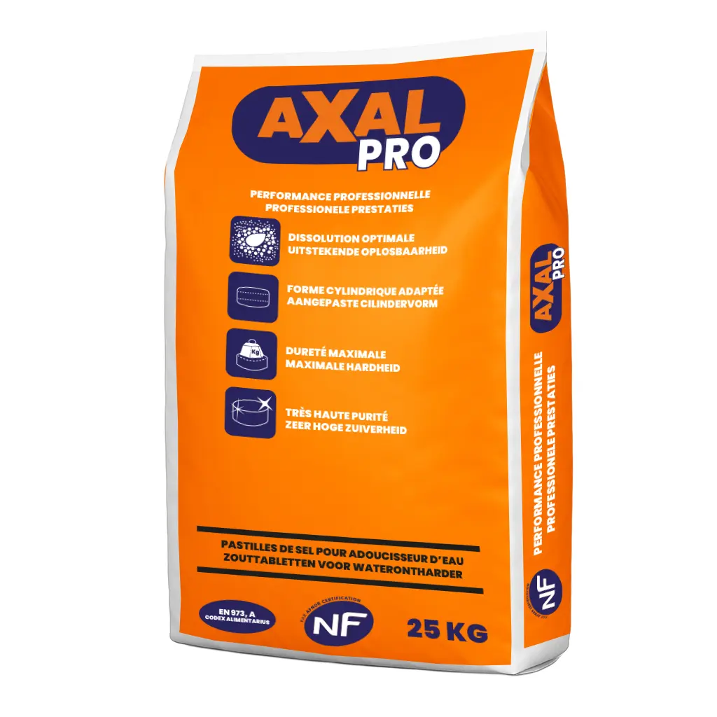 AXAL PRO 25KG - Sel En Pastilles Pour L'adoucisseur