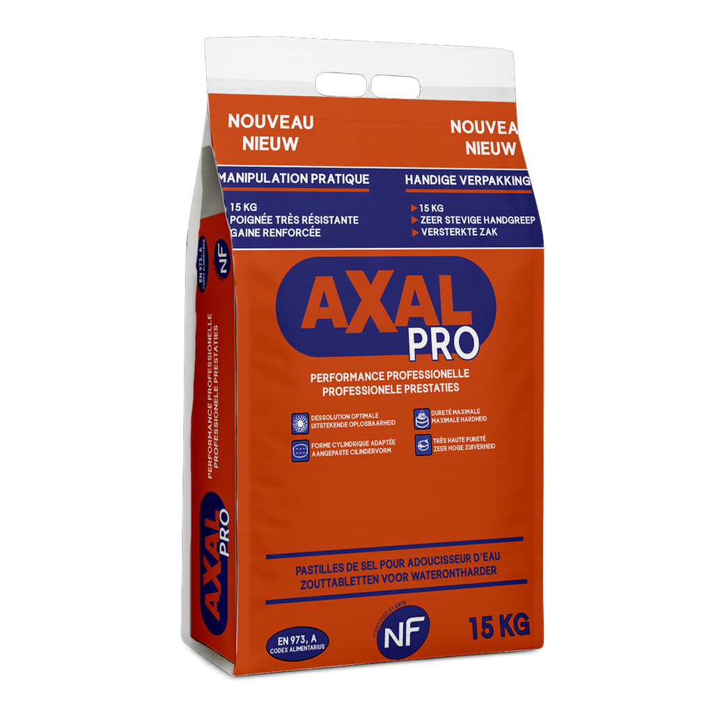Axal Pro Pastilles De Sel 15KG - Pastilles De Sel Adoucisseur