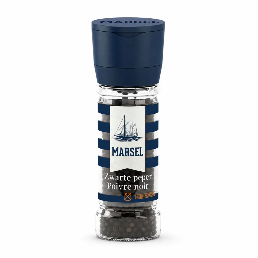 MARSEL® Moulin De Poivre Noir 45gr