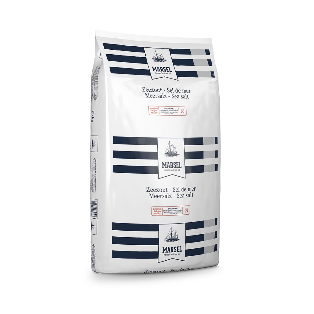 MARSEL® 0-1 25KG - Sel De Mer Fin - Sel Alimentaire